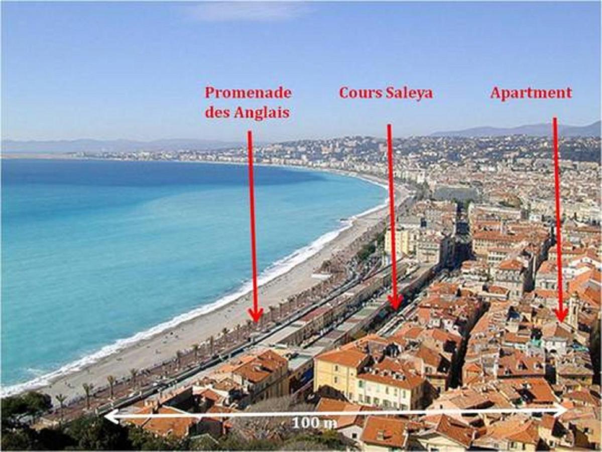 Cocoon Loft - Magnifique Loft Sous Toit, Refait A Neuf, Vues Splendides, Clim, Wifi Apartman Nizza Kültér fotó